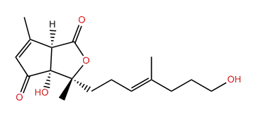 (1R,4R,5R)-5-Hydroxy-4-[(E)-7-hydroxy-4-methylhept-3-enyl]4,8-dimethyl-3-oxabicyclo[3.3.0]octan-7-en-2,6-dione